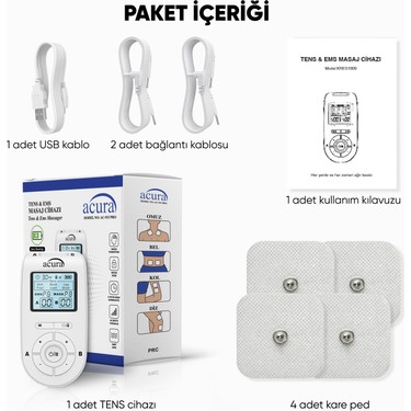 Acura AC-933 Pro Çift Kanallı 22 Programlı Profesyonel Tens Fiyatı