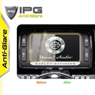 Pellicola Antiriflesso Harley Davidson 2 Protezioni Schermo Anti-riflesso Per Harley Davidson Boom! Box 6.5GT | Pellicole Trasparenti Protettive Copri Schermo Moto