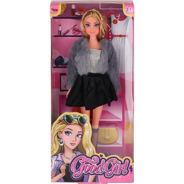 WG-115519-20 Kürk Ceketli Elbiseli Bebek 29 cm -Vardem Fiyatı