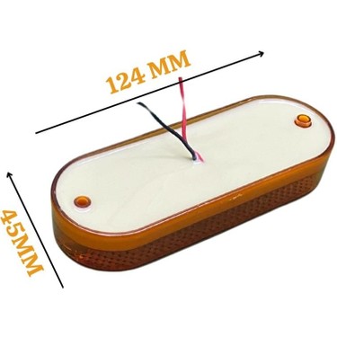 Ceray 24V YAN SİNYAL LAMBASI DORSE SİDE MARKER SARI (NEON Fiyatı