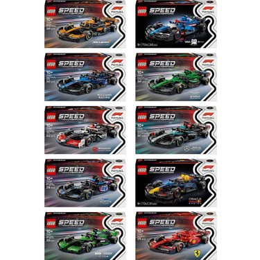 LEGO Speed Champions Formula1 10 Sets (77242 - 77251) Fiyatı