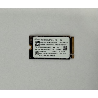 Lenovo Sk Hynix Gen4 X4 2242 1 Tb SSD 5400/4900S Fiyatı