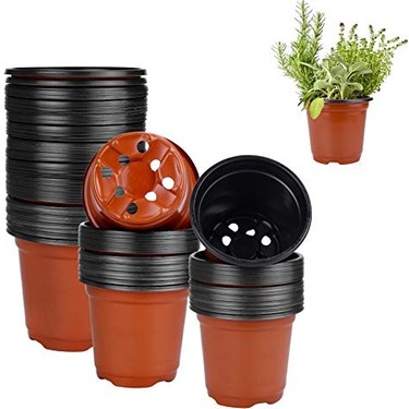 Thermoform Vakum Saksı 50 Adet - Üretim Saksısı 15 cm Fiyatı