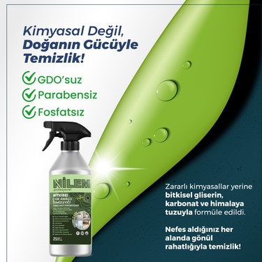 Nilem Profesyonel Vegan Bitkisel Çok Amaçlı Temizleyici 750 Fiyatı