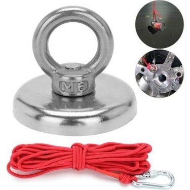 42MM Çap Güçlü Halkalı Neodyum Pot Mıknatıs Kanca Kurtarma Fiyatı