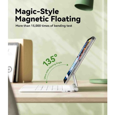 Fogy Apple iPad 10.nesil ipad (A16) Uyumlu Magic Keyboard Fiyatı