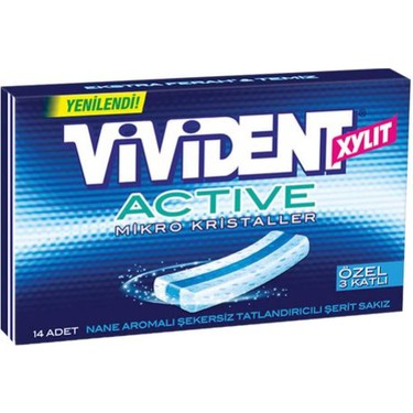 VİVİDENT XYLIT ACTİVE MİKRO KRİSTALLER 33G