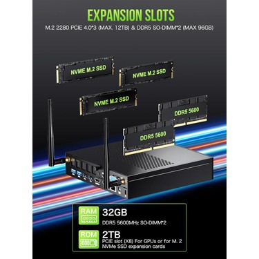 K10 Intel I9 5 13900HK Işlemci, 32GB Ddr5 5600MHZ Ram, 1tb Fiyatı