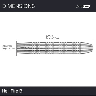 Red Dragon Hell Fire B % 80 Tungsten Çelik Uçlu Dart Oku Fiyatı