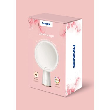 Panasonic LED美顔器 ケース付き Panasonic LED Işıklı Makyaj Aynası , Şarjlı, Katlanabilir ve Fiyatı