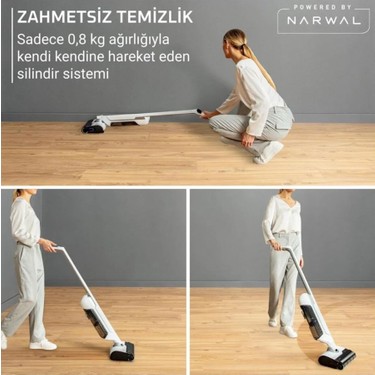 UV Clean System WUJ-170 ホワイト Tefal X-Clean 10 Islak Sert Zemin Temizleyici Kablosuz Dikey Fiyatı