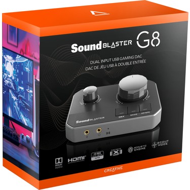 Creatıve Sound Blaster G8 – Hi-Res Gaming USB Dac - 32 Bit / Fiyatı
