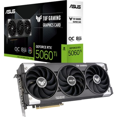 未使用品　rtx5060ti 8gb Asus TUF-RTX5060TI-O8G-GAMING-NVIDIA-GEFORCE-RTX 5060 Fiyatı