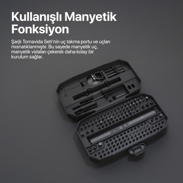 Xenon Smart Şarjlı LED Işıklı Hassas Tork Ayarlı Taşınabilir Fiyatı