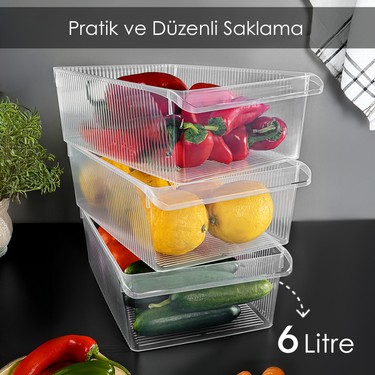 Meleni Home 3 Adet Dolap Içi Buzdolabı Düzenleyici - Meyve Fiyatı