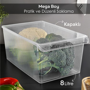Meleni Home 5 Adet Kapaklı Saklama Kabı - Organizer Fiyatı