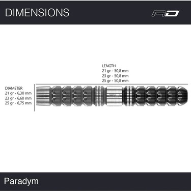 Red Dragon Paradym Parallel % 90 Tungsten Çelik Uçlu Dart Fiyatı
