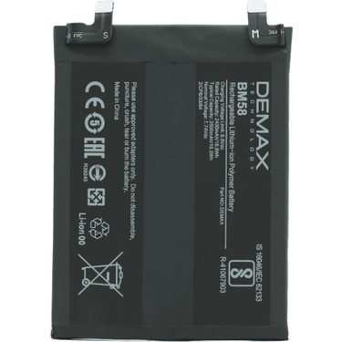 Demax Xiaomi Mi 11T Pro Güçlendirilmiş Batarya BM58 Fiyatı