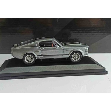 Voiture Miniature Gürel Mustang #3 Tôle Bleue 11cm – Occasion Turque