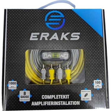 8AWG Amfi Kablo Seti Montaj Kablo Seti 1000W 8 Gauge 100A Fiyatı