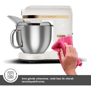 Karaca Mastermaid Chef Pro Çift Kollu Stand Mikser 1750W Fiyatı