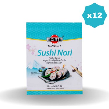 Miyata Kavrulmuş Suşi Nori 14 gr x 12 Adet Fiyatı