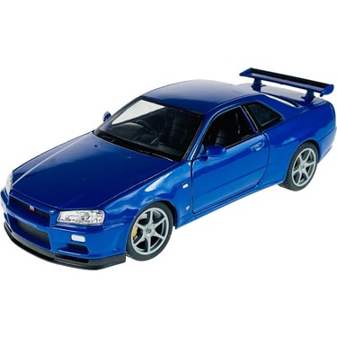 Nissan Skyline Gtr (R34) 1/24 Ölçek Diecast Model Araba Fiyatı