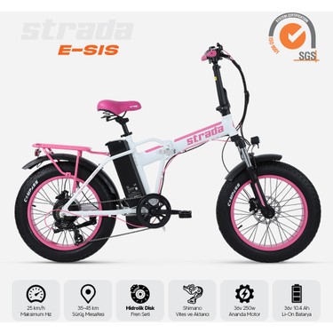 StradacyclesStrada Cycles E-Sıs Hidrolik Disk Fat Bike Fiyatı