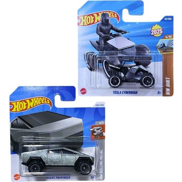 2 Araç Tesla Set - Hot Wheels Tesla Cyberquad & Tesla Fiyatı