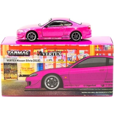 Tarmac Works 1/64 Vertex Nissan Silvia S15 Pink Metallic Fiyatı
