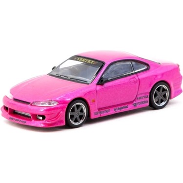 Tarmac Works 1/64 Vertex Nissan Silvia S15 Pink Metallic Fiyatı