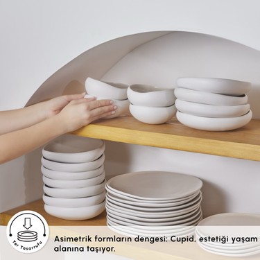 Karaca Earth Collection 55 Parça 12 Kişilik Yemek Takımı Bej Fiyatı