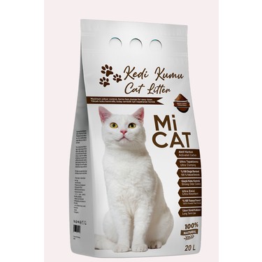 Mi Cat 20 Litre Toprak Kokulu Kedi Kumu Koku Hapseden Aktif Fiyatı