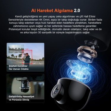 70MAI Geliştirilmiş Dash Cam Omni X800 Ultra Hd 4K Fiyatı