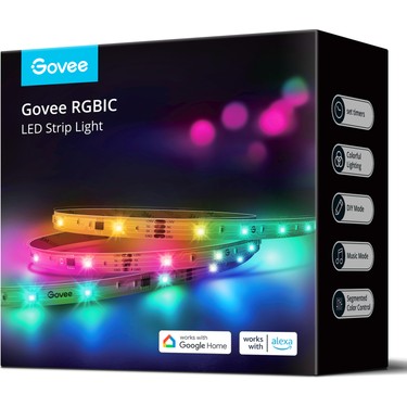 Govee Rgbıc Basic Wi-Fi + Bluetooth LED Şerit Işık 10M Fiyatı