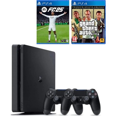 Sony Playstation 4 Slim 1 Tb + 2. Dualshock Kol + Ps4 Fc 25 Fiyatı