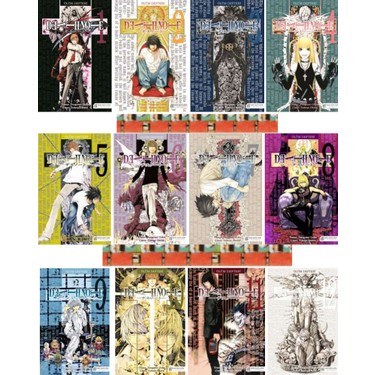 Death Note - Ölüm Defteri-1-2-3-4-5-6-7-8-9-10-11-12 Kitabı