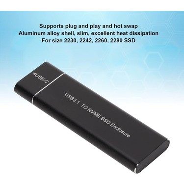 M2 SSD Harici Okuyucu ve Yazıcı 10 Gbps Type-C Harici Fiyatı, 5.0