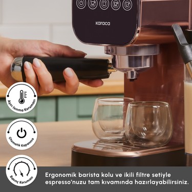 Karaca Mycaffee Barista S20 Entegre Süt Hazneli Otomatik Fiyatı