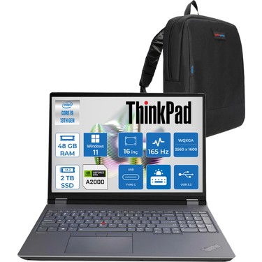 Lenovo Thinkpad Mws P16 Gen2 Intel I9-13980HX 48GB 5600MHZ Fiyatı