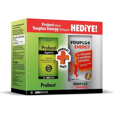 ABDİ İBRAHİM Probest Digestive Probiyotik 20 Kapsül Alana + Fiyatı