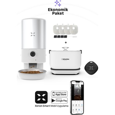 Xenon Smart Akıllı 5lt Hazneli Çelik Mama Kabı Otomatik Fiyatı