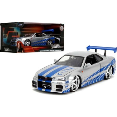 Jada Toys Fast＆Furious 1/24 R34 ラジコン ファスト＆フューリアス GT-R R34 RCカー 1:24