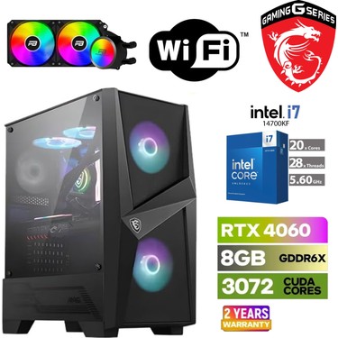 MSI Gaming Pc Ddr5 – Rtx 4060 8gb – Intel I7 14700KF – 32 GB Fiyatı