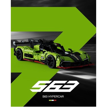 Hypercar Yapı Seti, 1:8 Ölçekli Koleksiyon Arabası, 3699 Fiyatı