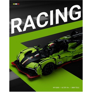 Hypercar Yapı Seti, 1:8 Ölçekli Koleksiyon Arabası, 3699 Fiyatı