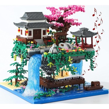 Sakura Ağaç Ev Yapı Blokları Seti 3320 Parça, Müzik ve Fiyatı