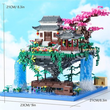 Sakura Ağaç Ev Yapı Blokları Seti 3320 Parça, Müzik ve Fiyatı Sakura Ağaç Ev Yapı Blokları Seti 3320 Parça, Müzik ve Fiyatı