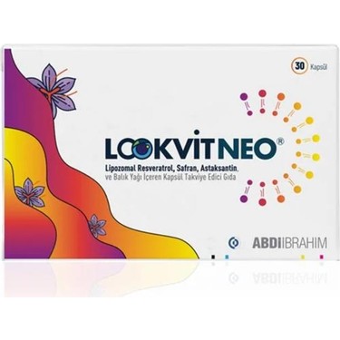 Lookvit Neo Lipozomal Resveratrol, Safran, Astaksantin Ve Fiyatı