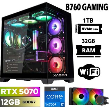 Xaser Lexus X210 I7 14700F 32GB Ddr5 Ram 1tb M.2 Nvme SSD Fiyatı